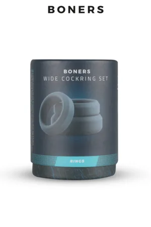 Kit de 3 anneaux de pénis larges – Boners - 94edenstreet.com - sexshop en ligne