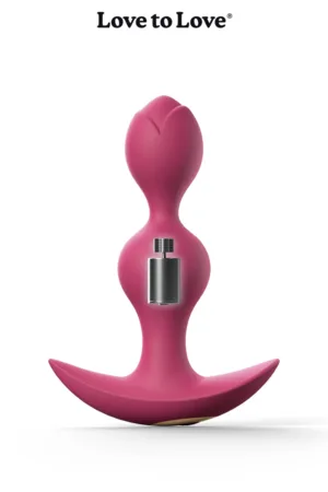 Plug anal vibrant Twinny Bud prune - 94edenstreet.com - sexshop en ligne