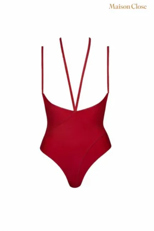 Body string seins nus rouge Le petit secret - 94edenstreet.com - sexshop en ligne