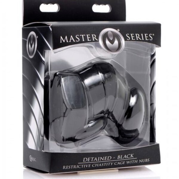 Cage de chasteté restrictive noire – Master Series