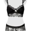 Ensemble culotte et balconnet dentelle – Grey Velvet - 94edenstreet.com - sexshop en ligne