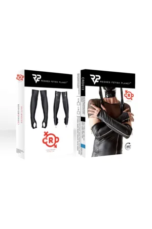Gants longs en wetlook avec fermetures éclair – Regnes - 94edenstreet.com - sexshop en ligne