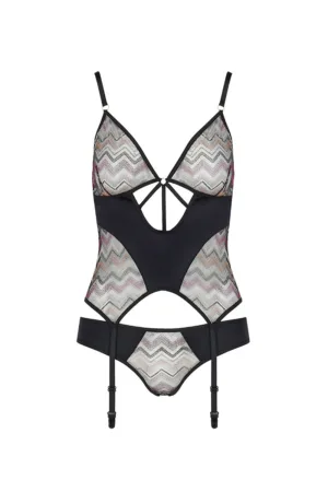 Guêpière et culotte Lagerta – Casmir - 94edenstreet.com - sexshop en ligne