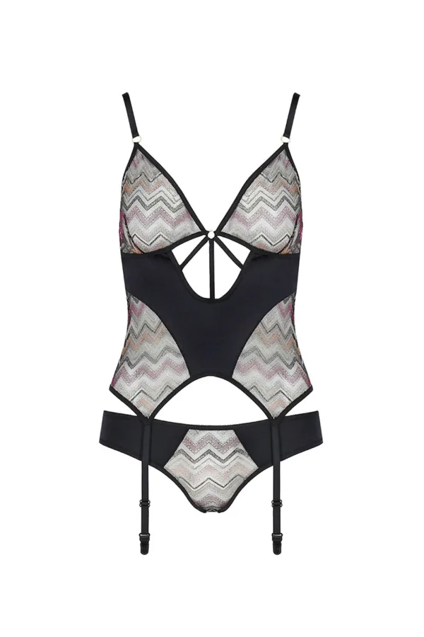 Guêpière et culotte Lagerta – Casmir - 94edenstreet.com - sexshop en ligne