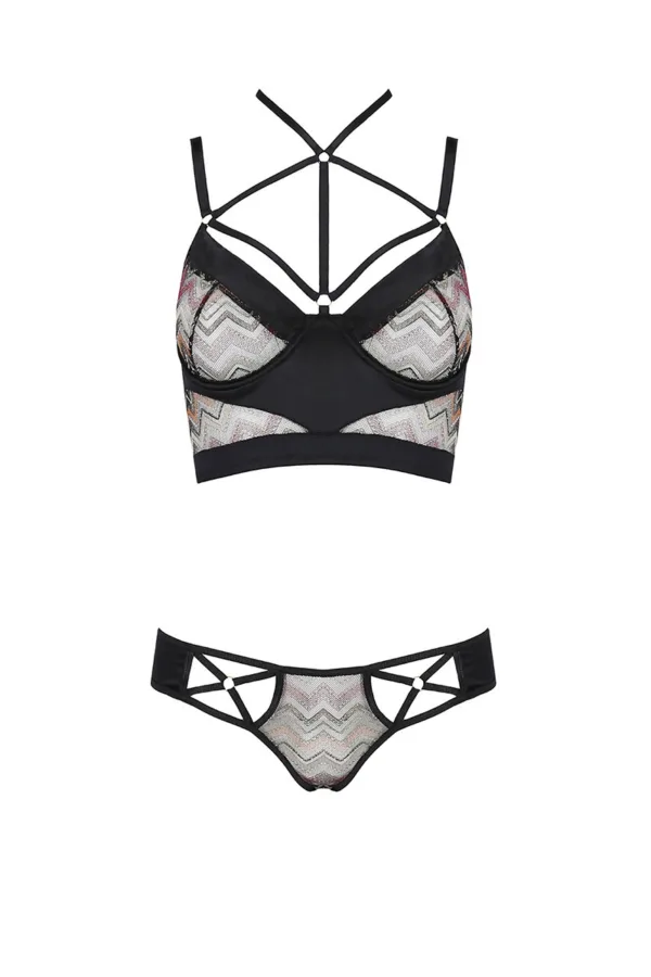 Bustier et culotte Lagerta – Casmir - 94edenstreet.com - sexshop en ligne