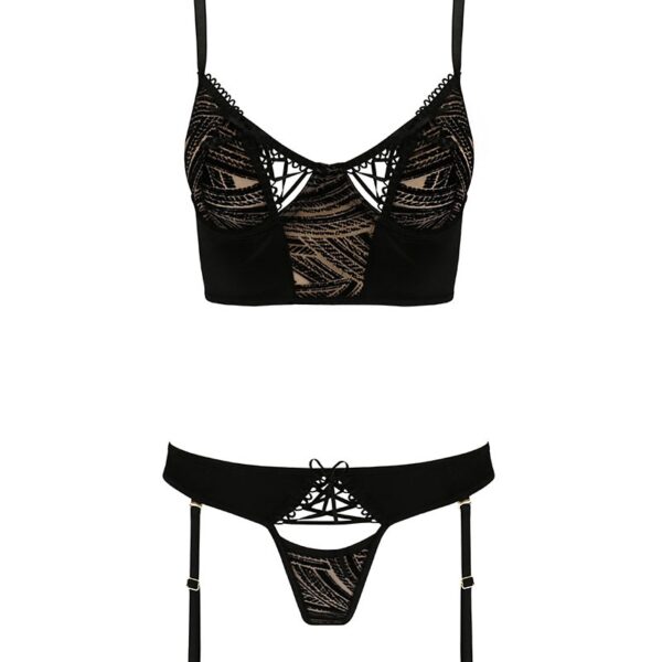 Ensemble culotte à jarretelles et bustier Lara – Casmir