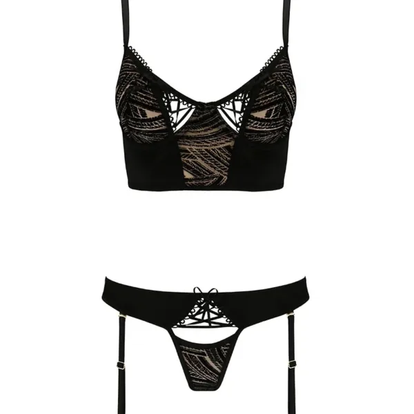 Ensemble culotte à jarretelles et bustier Lara – Casmir