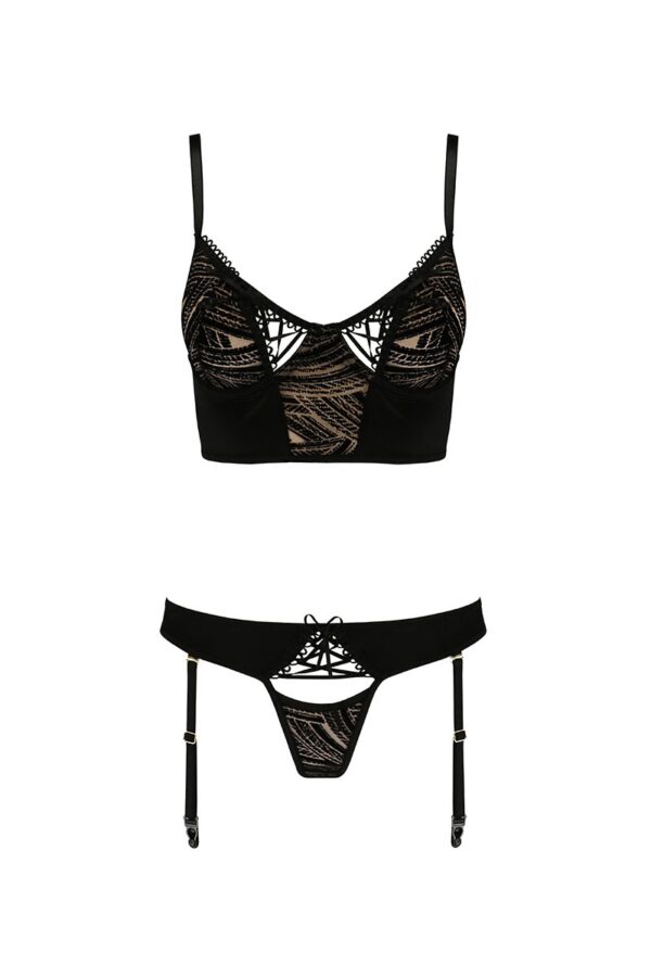 Ensemble culotte à jarretelles et bustier Lara - Casmir – Image 2
