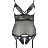 Guêpière seins nus Diabolina – Passion - 94edenstreet.com - sexshop en ligne