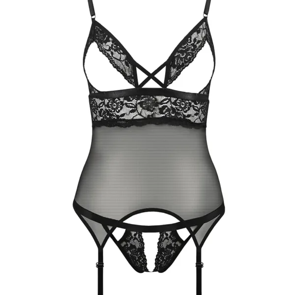 Guêpière seins nus Diabolina – Passion