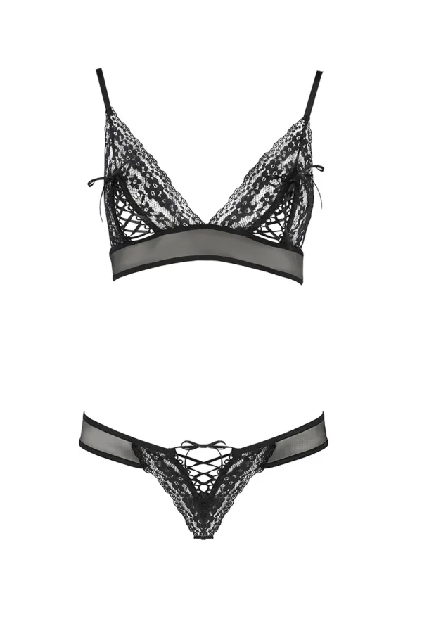 Ensemble sexy Erza noir – Passion - 94edenstreet.com - sexshop en ligne