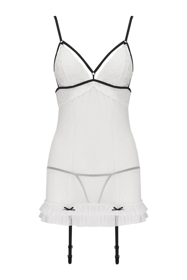 Nuisette à jarretelles Orihime – Passion - 94edenstreet.com - sexshop en ligne