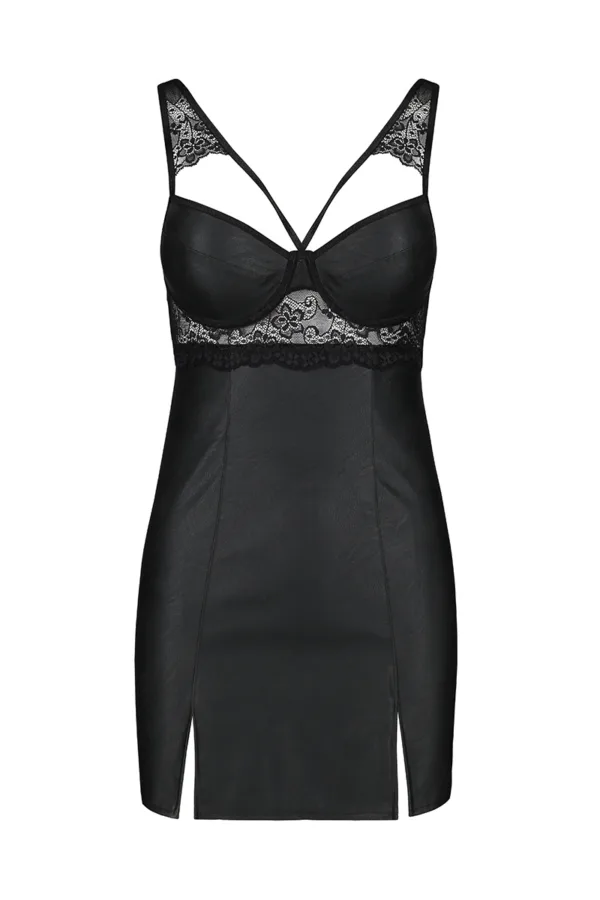 Nuisette faux cuir Loona – Passion - 94edenstreet.com - sexshop en ligne