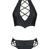 Bustier et string faux cuir Nancy – Passion - 94edenstreet.com - sexshop en ligne