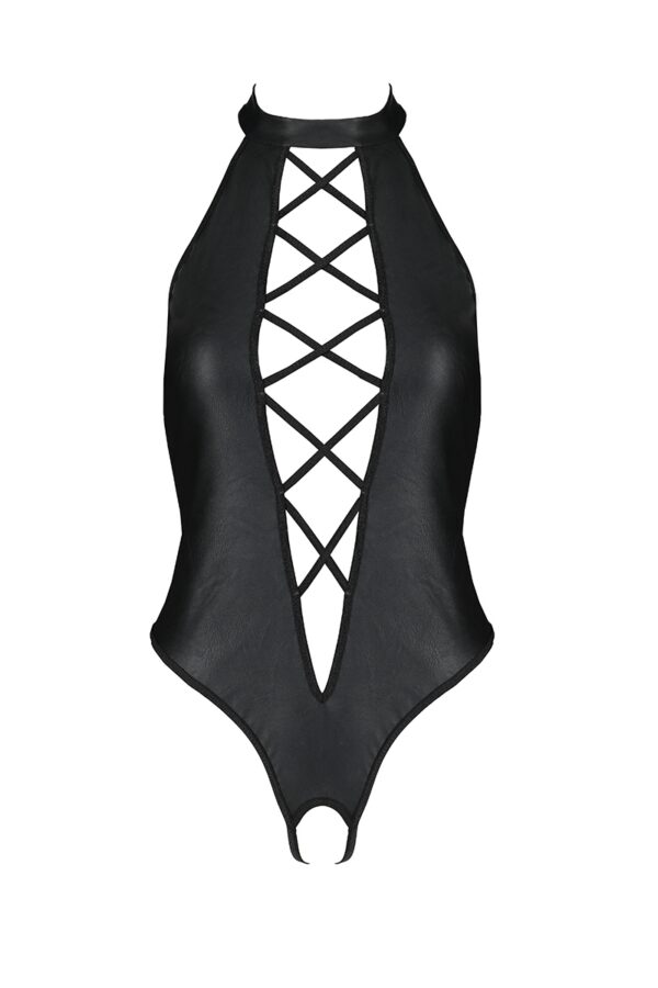 Body ouvert faux cuir Nancy - Passion – Image 2