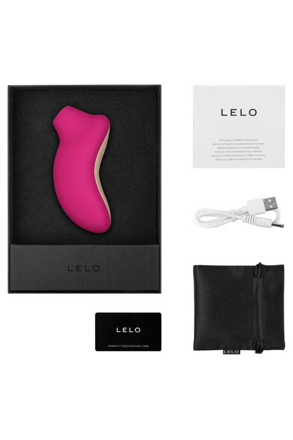 Stimulateur Clitoridien Sona 2 Cruise Cerise – Lelo - 94edenstreet.com - sexshop en ligne