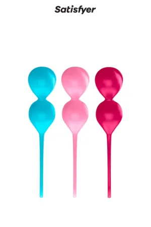Set de 3 boules de Geisha V Balls – Satisfyer - 94edenstreet.com - sexshop en ligne