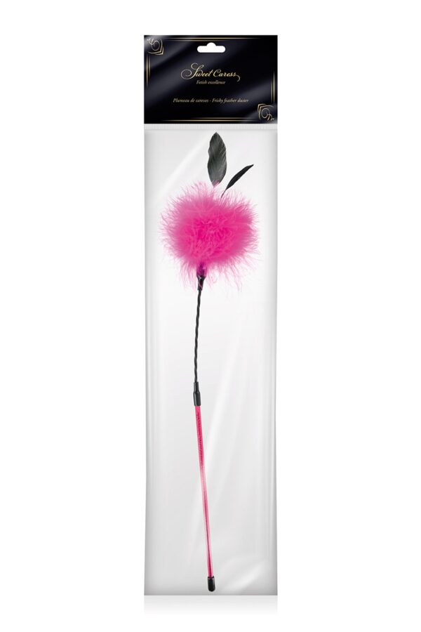 Plumeau à caresses rose – Sweet Caress - 94edenstreet.com - sexshop en ligne
