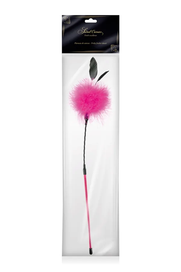 Plumeau à caresses rose – Sweet Caress - 94edenstreet.com - sexshop en ligne