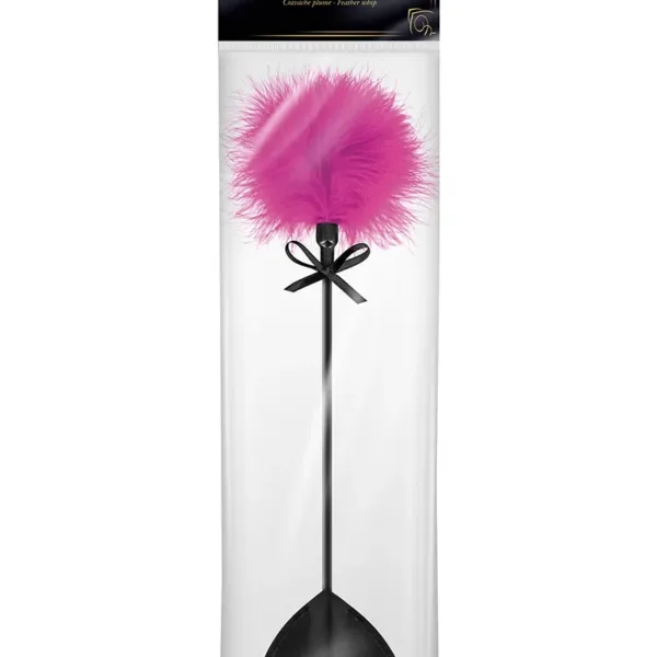 Tapette coeur avec pompon fuchsia – Sweet Caress