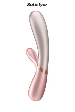 Rabbit chauffant Hot Lover rose – Satisfyer - 94edenstreet.com - sexshop en ligne