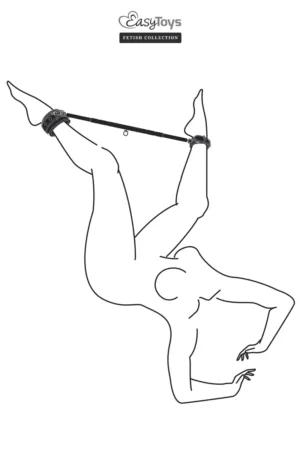Barre d’écartement ajustable – Easytoys Fetish Collection - 94edenstreet.com - sexshop en ligne