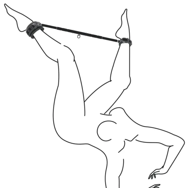 Barre d’écartement ajustable – Easytoys Fetish Collection