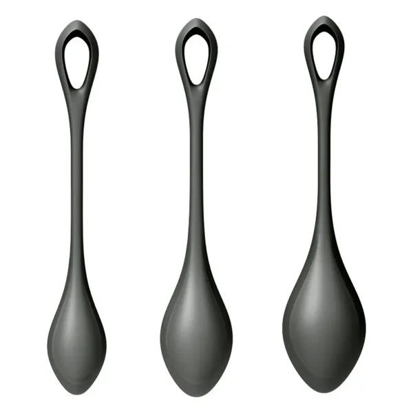 Kit d’entrainement pelvien Yoni Power 2 noir – Satisfyer