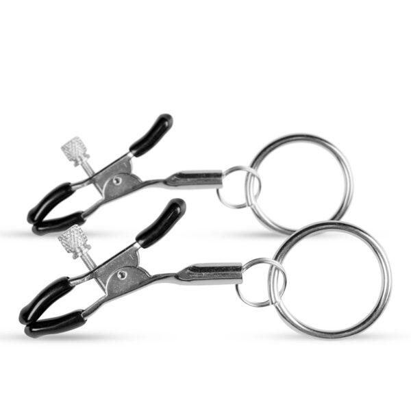 Pinces à tétons avec anneau – Easytoys Fetish Collection