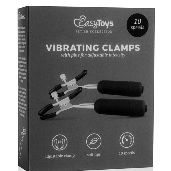 Pinces à tétons vibrantes  – Easytoys Fetish Collection