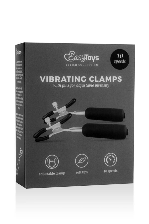 Pinces à tétons vibrantes  - Easytoys Fetish Collection – Image 2