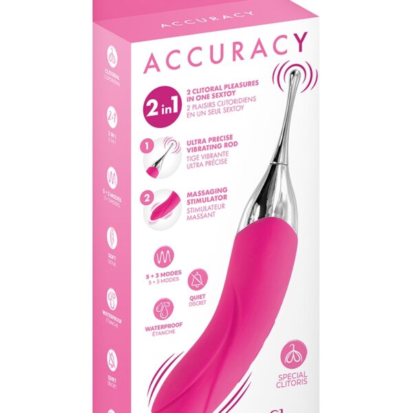 Double stimulateur Accuracy fuchsia – Yoba