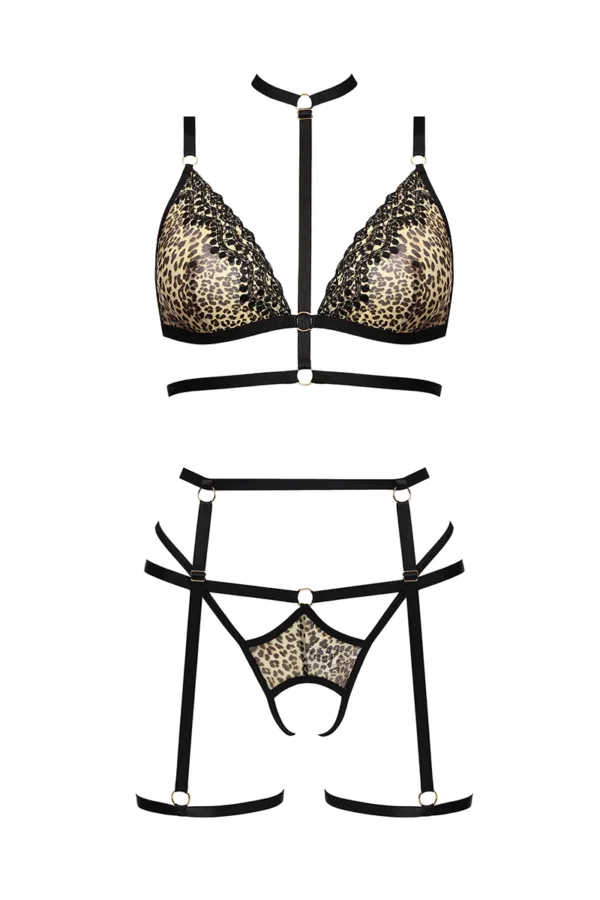 Ensemble harnais et lingerie Cozmo - 94edenstreet.com - sexshop en ligne