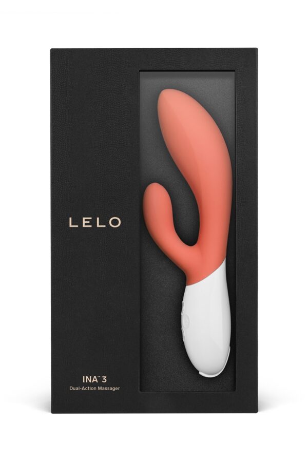 Vibro Rabbit Ina 3 Coral Red - Lelo – Image 2