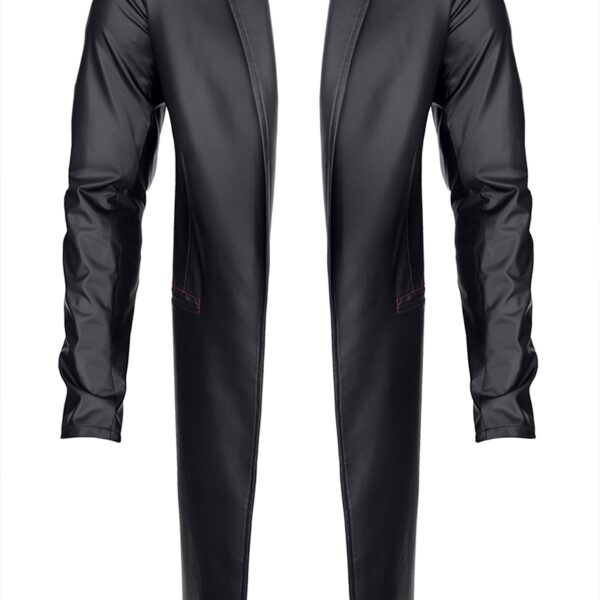 Manteau long wetlook Sergio – Regnes