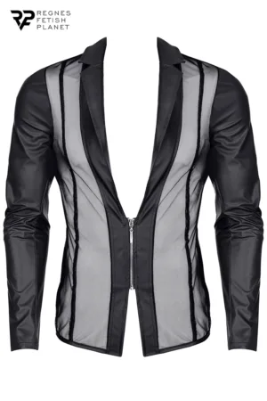 Veste wetlook Daniele – Regnes - 94edenstreet.com - sexshop en ligne