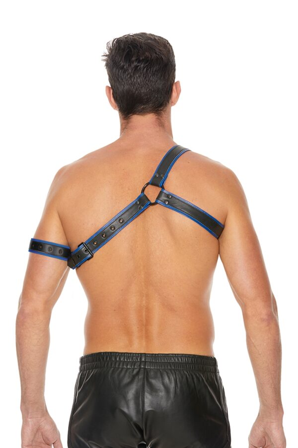 Harnais Gladiator bleu et noir - Ouch! – Image 2