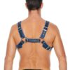 Harnais Buckle Bulldog bleu – Ouch! - 94edenstreet.com - sexshop en ligne