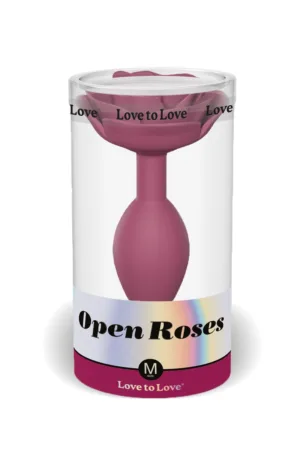 Plug Open Roses M – Love to Love - 94edenstreet.com - sexshop en ligne