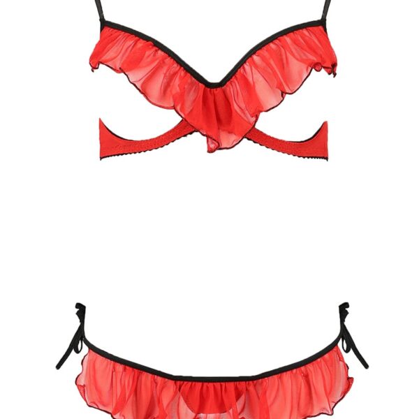 Ensemble lingerie seins nus Cherry – Passion