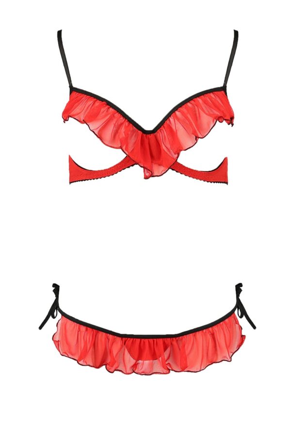 Ensemble lingerie seins nus Cherry - Passion – Image 2