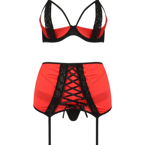 Ensemble lingerie à jarretelles Femmina – Passion