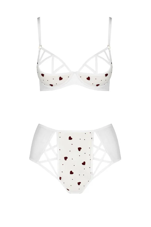 Bikini sexy blanc Lovelia – Passion - 94edenstreet.com - sexshop en ligne
