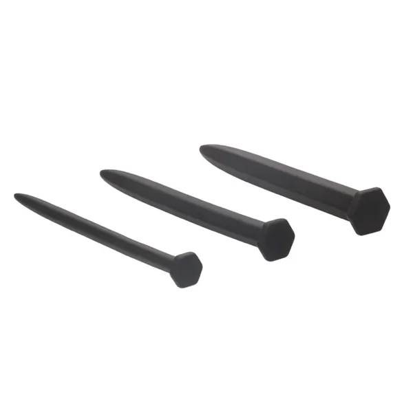 Set de 3 plugs urétraux Grands clous – Ouch!