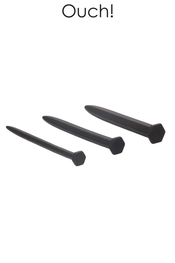 Set de 3 plugs urétraux Grands clous - Ouch! – Image 2