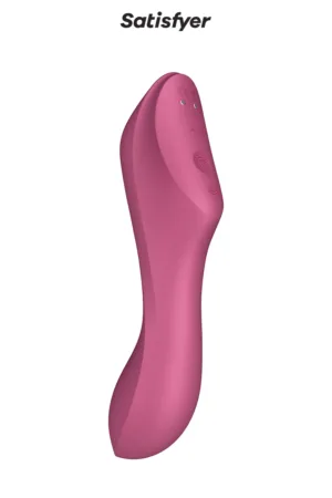 Stimulateur Curvy Trinity 3 rouge – Satisfyer - 94edenstreet.com - sexshop en ligne