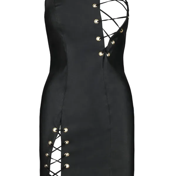 Robe faux cuir amazone Céline – Passion