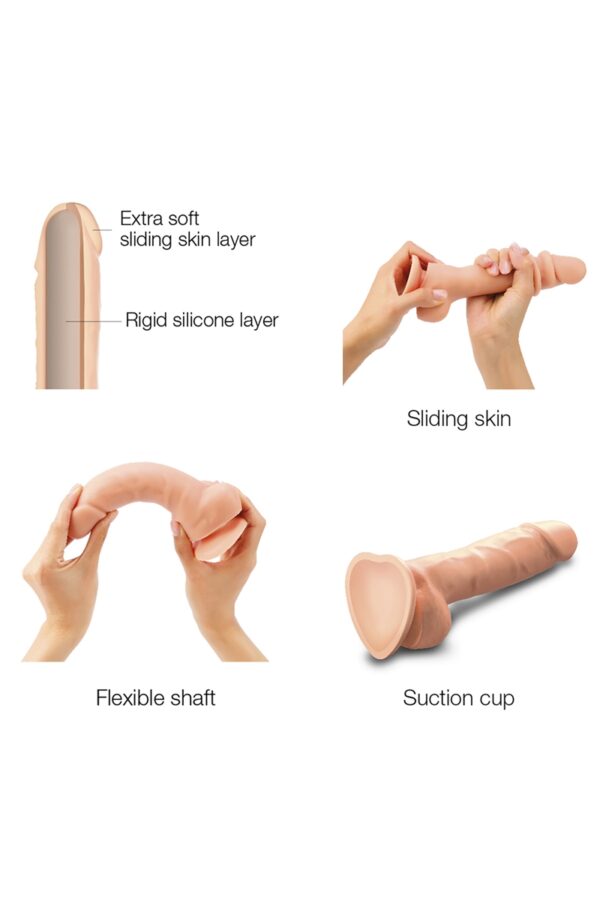 Gode double densité sliding skin S - Strap On Me – Image 2