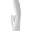 Vibro Rabbit connecté Double Flex blanc – Satisfyer - 94edenstreet.com - sexshop en ligne