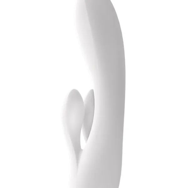 Vibro Rabbit connecté Double Flex blanc – Satisfyer
